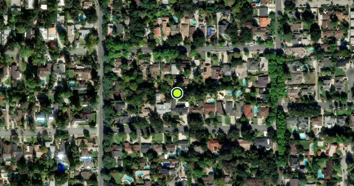 Satellite view of Sierra Madre Pickleball Courts