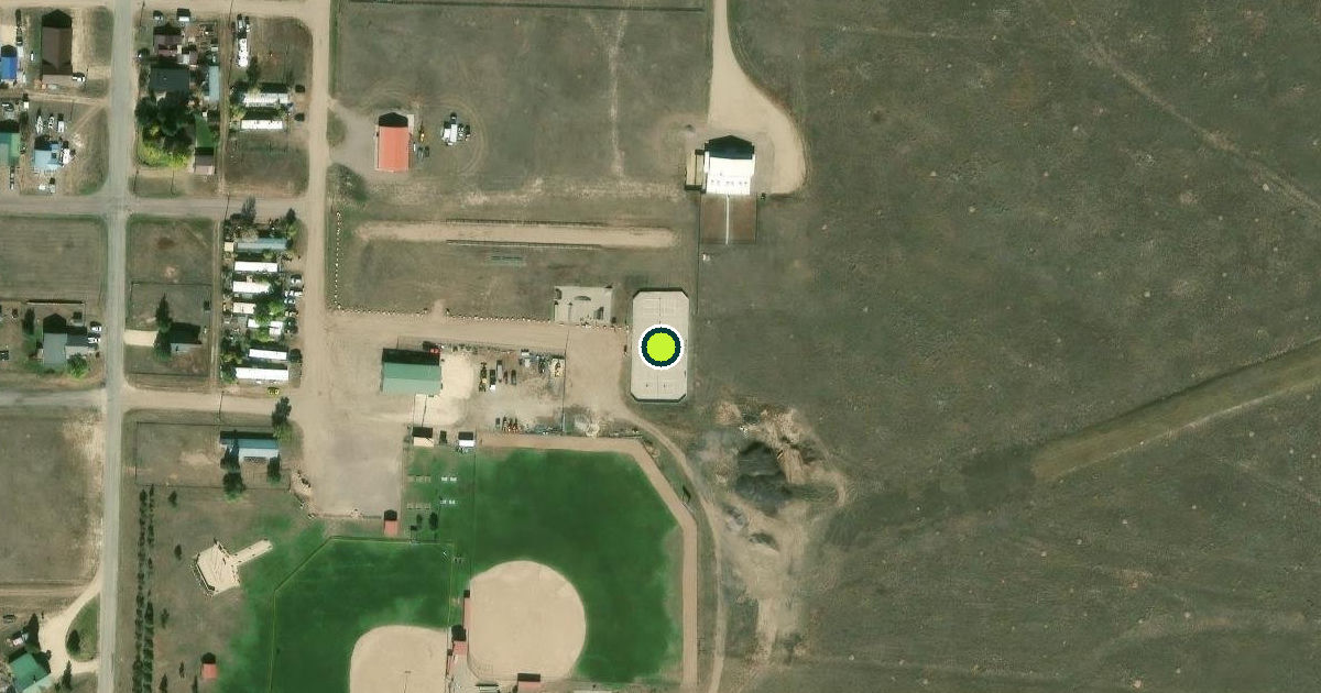Satellite view of Silver Cliff Pickleball Courts