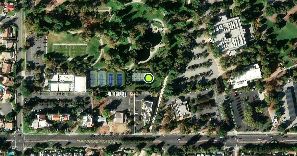 Satellite view of Simi Valley Pickleball Courts