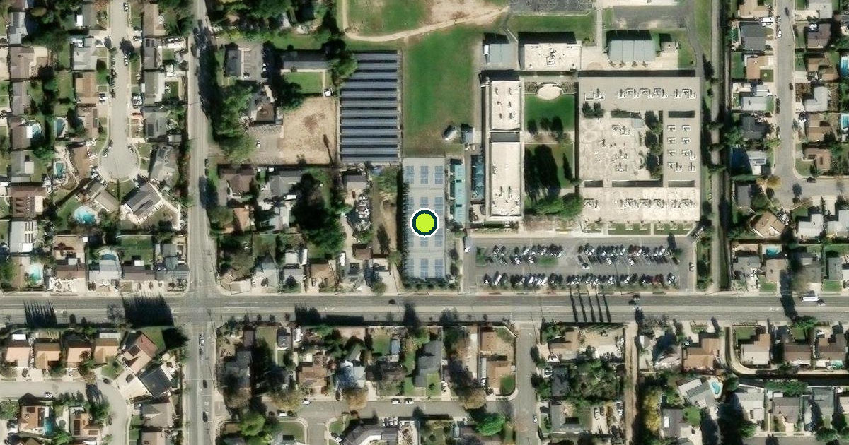 Satellite view of Simi Valley Pickleball Courts