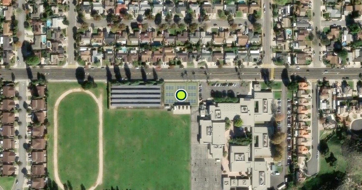 Satellite view of Simi Valley Pickleball Courts
