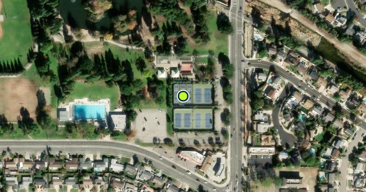 Satellite view of Simi Valley Pickleball Courts