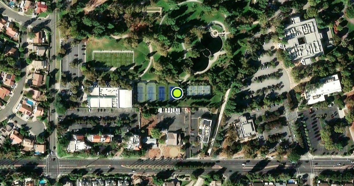 Satellite view of Simi Valley Pickleball Courts