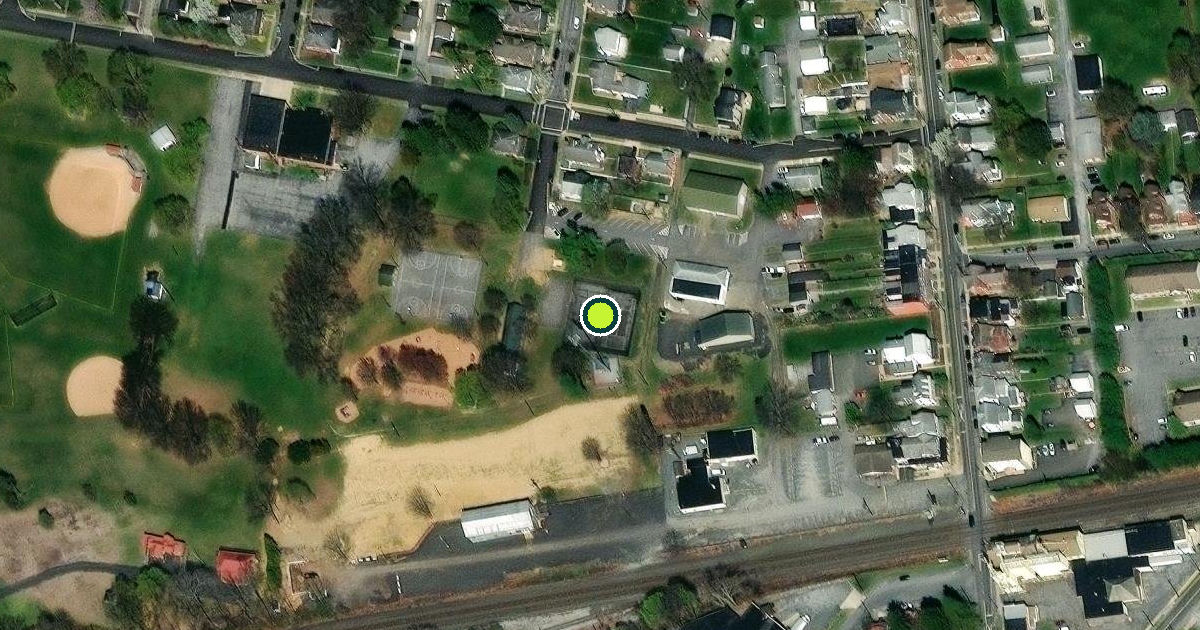Satellite view of Sinking Spring Pickleball Courts