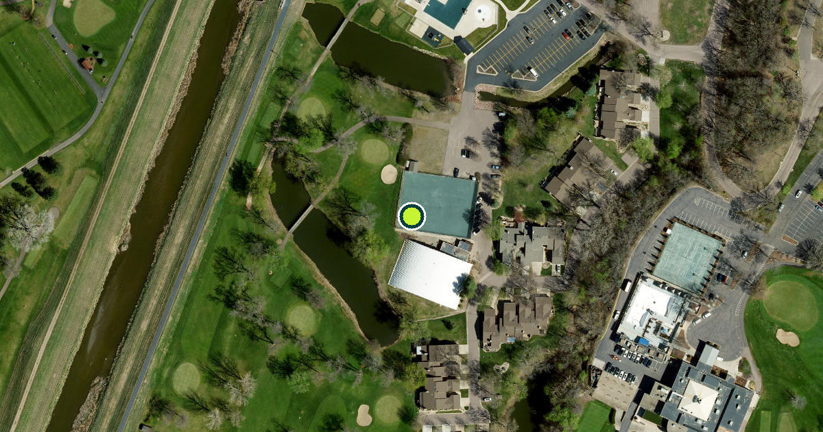 Satellite view of Sioux Falls Pickleball Courts