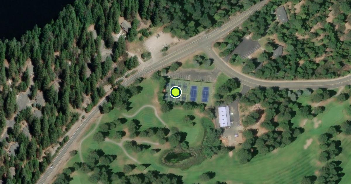Satellite view of Siskiyou County Pickleball Courts