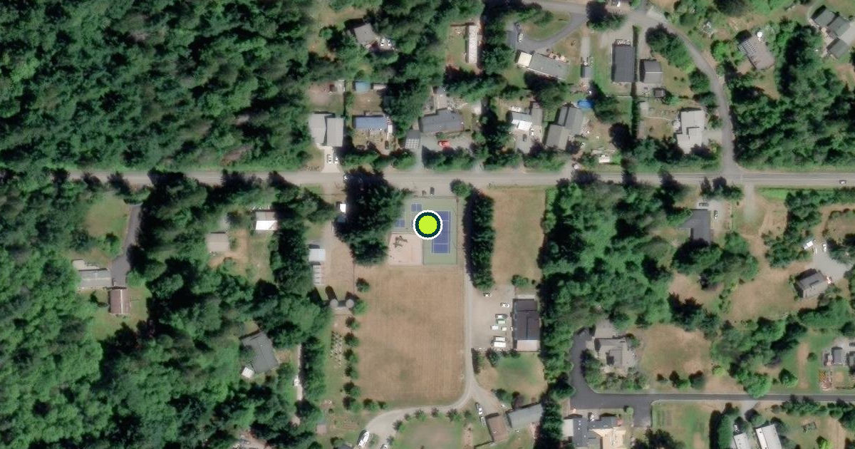Satellite view of Skagit County Pickleball Courts