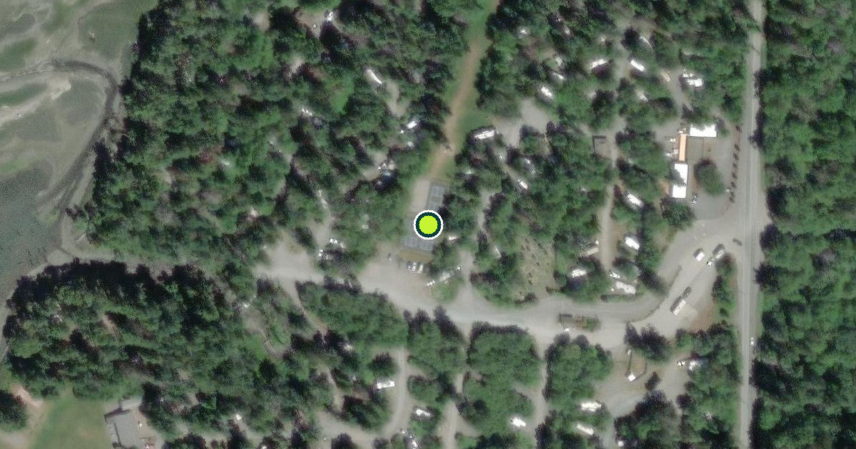 Satellite view of Skagit County Pickleball Courts