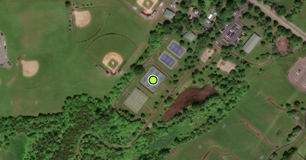 Satellite view of Skippack Township Pickleball Courts