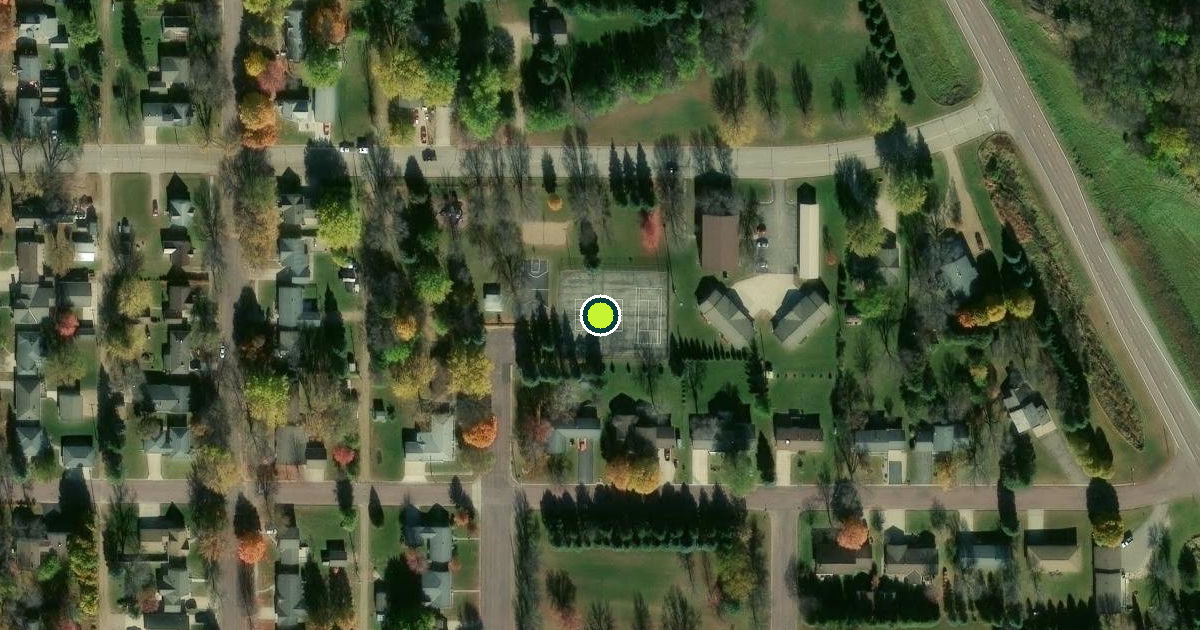 Satellite view of Slayton Pickleball Courts