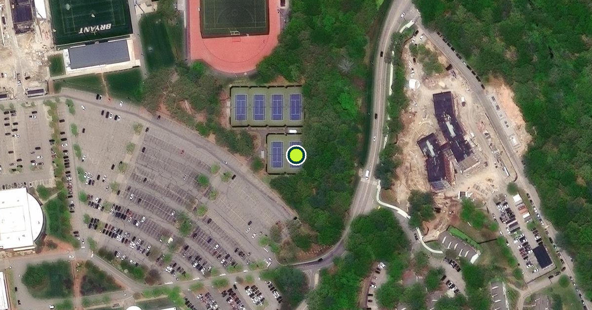 Satellite view of Smithfield Pickleball Courts