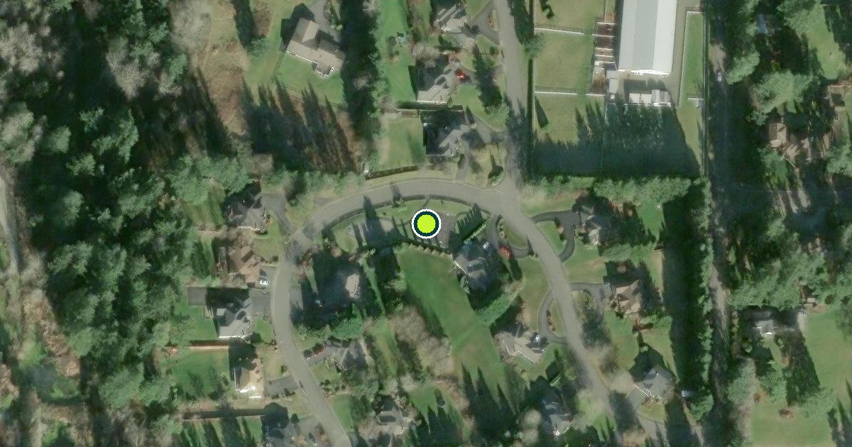 Satellite view of Snohomish County Pickleball Courts