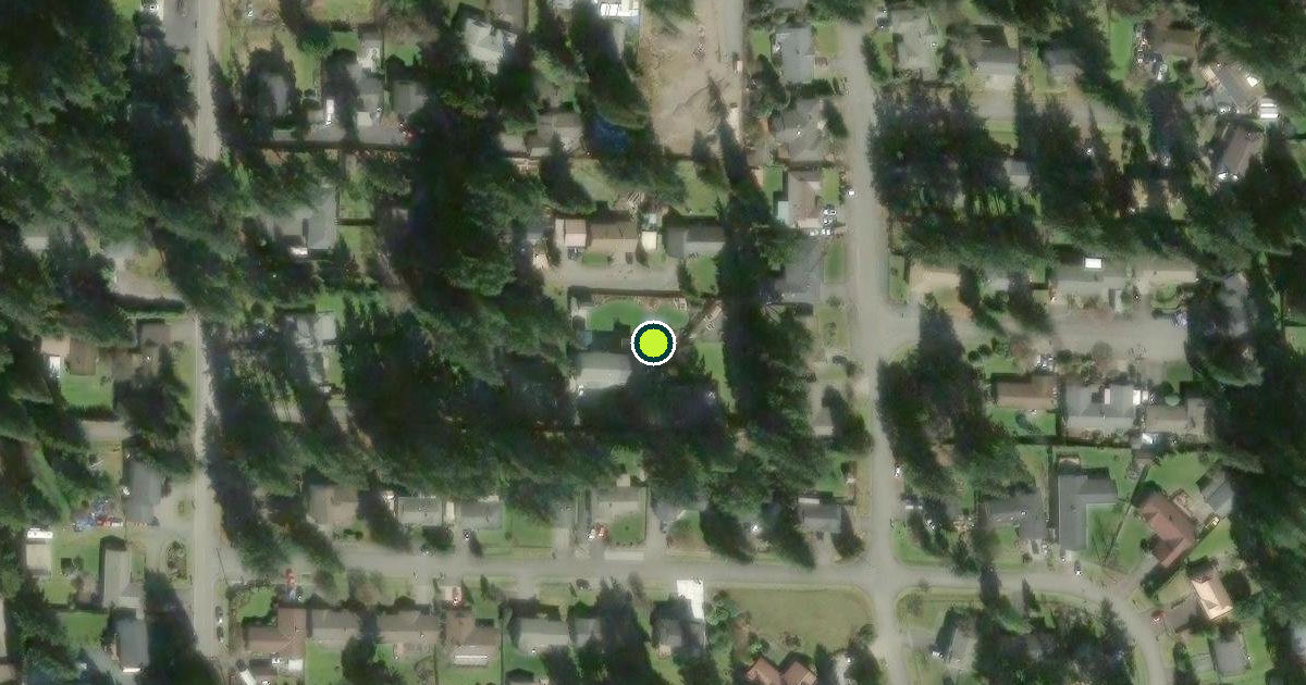 Satellite view of Snohomish County Pickleball Courts