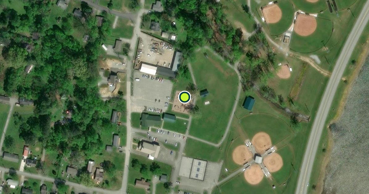 Satellite view of Soddy-Daisy Pickleball Courts