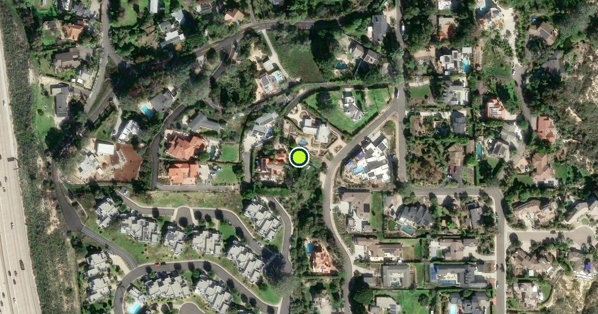 Satellite view of Solana Beach Pickleball Courts