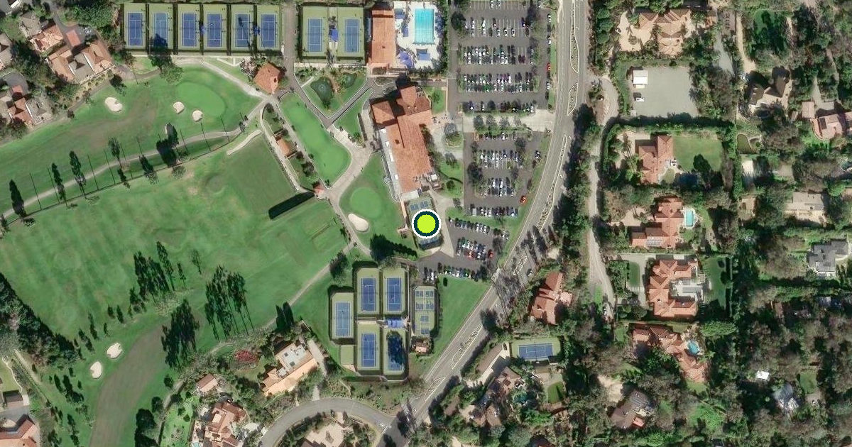 Satellite view of Solana Beach Pickleball Courts