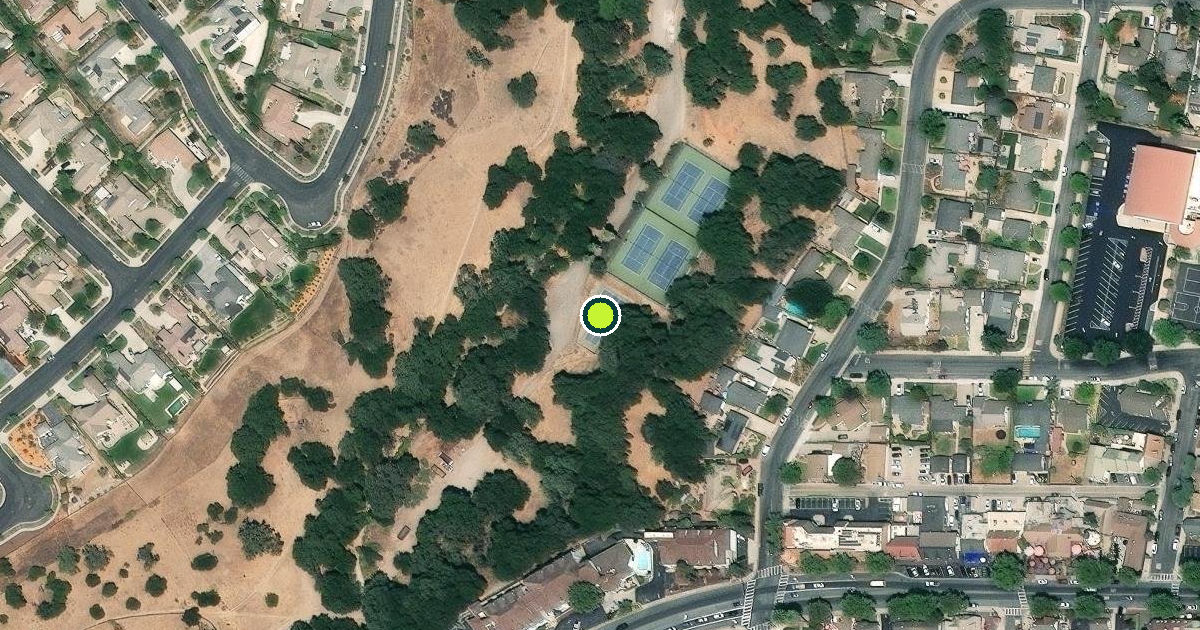 Satellite view of Solvang Pickleball Courts