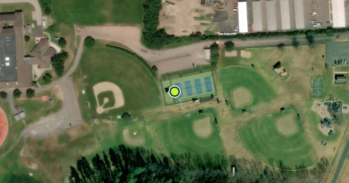 Satellite view of Somers Pickleball Courts