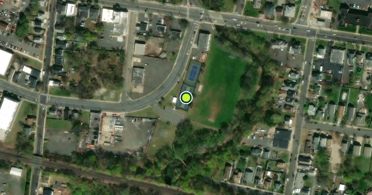 Satellite view of Somerville Pickleball Courts
