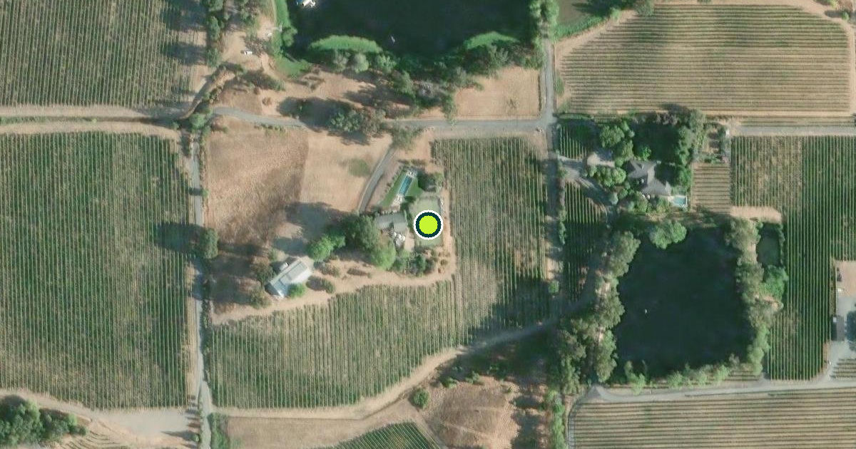 Satellite view of Sonoma County Pickleball Courts