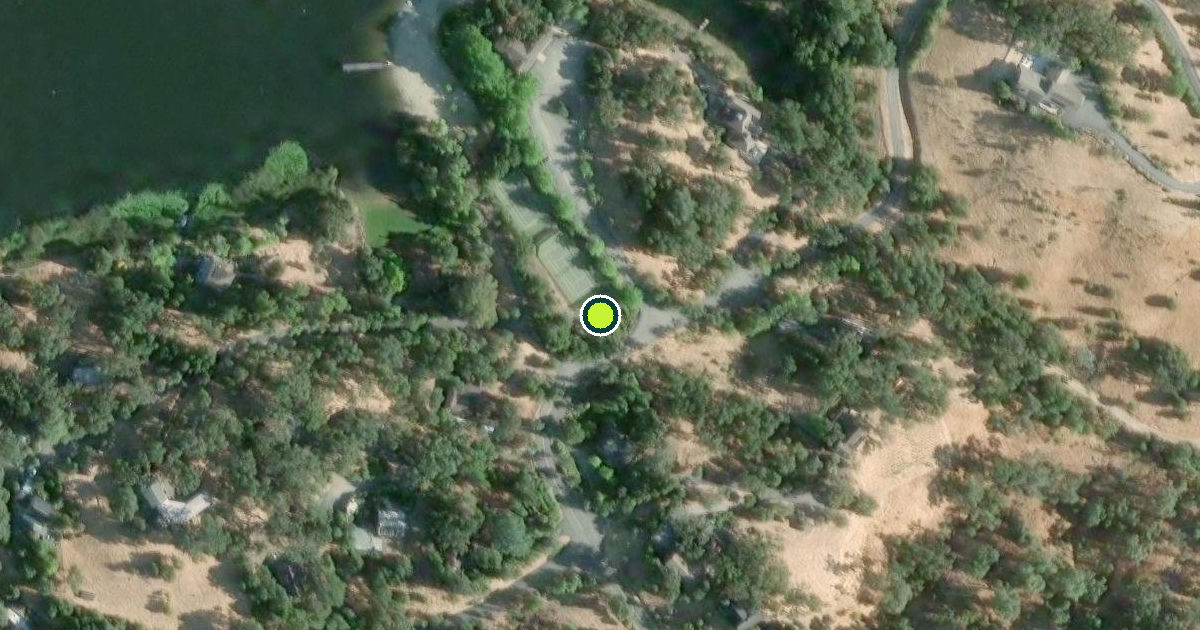 Satellite view of Sonoma County Pickleball Courts