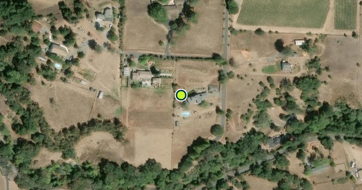 Satellite view of Sonoma County Pickleball Courts