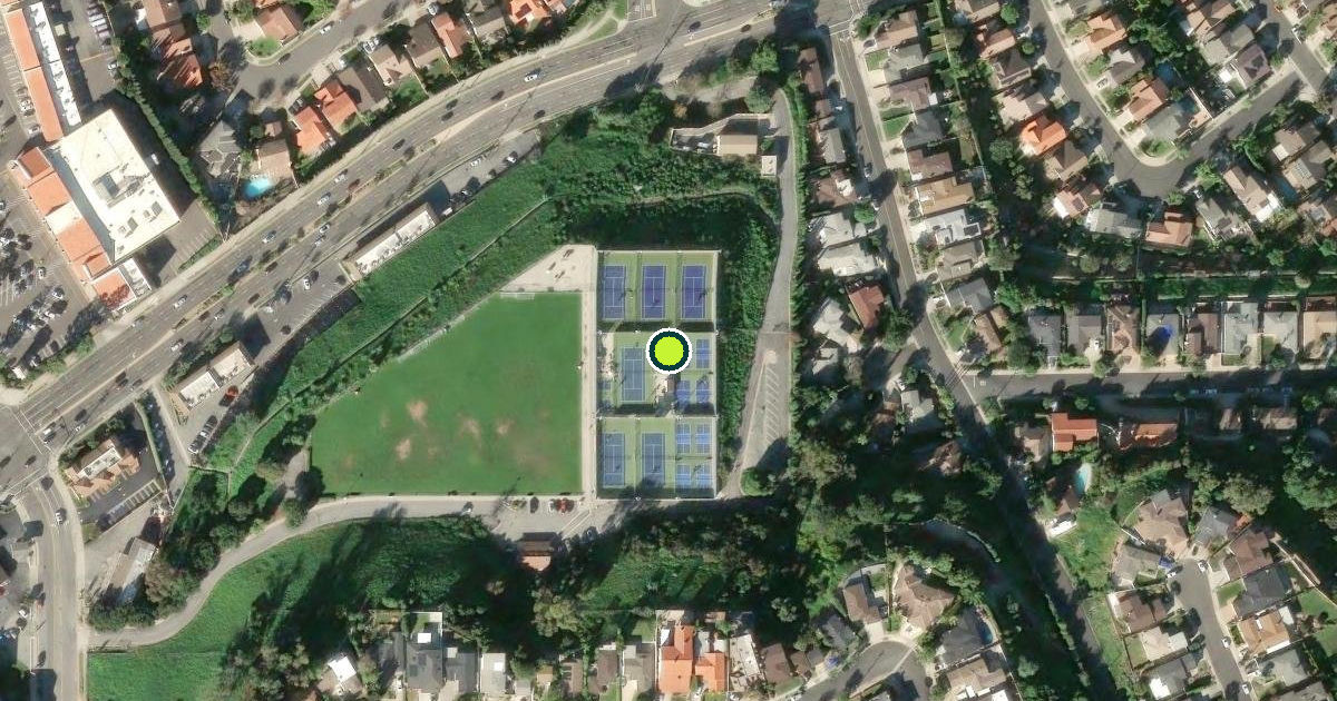 Satellite view of South Bay Tennis Center