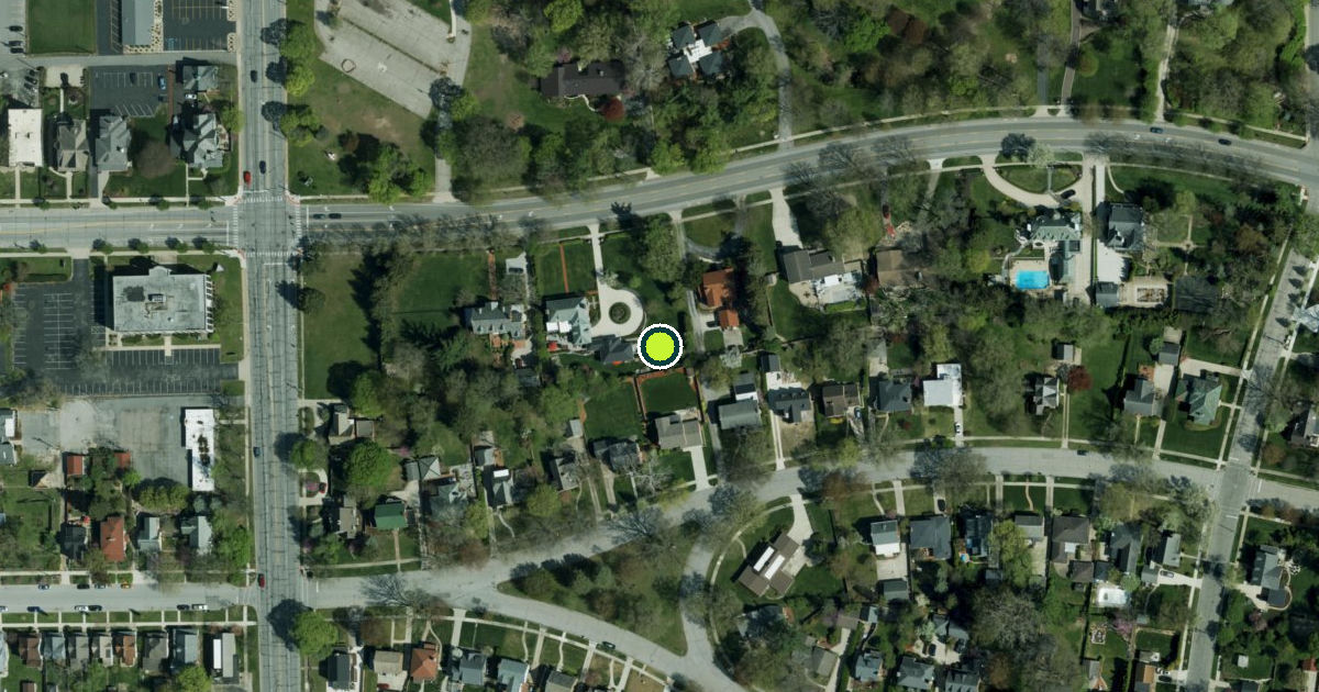 Satellite view of South Bend Pickleball Courts