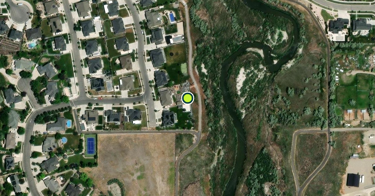 Satellite view of South Jordan Pickleball Courts
