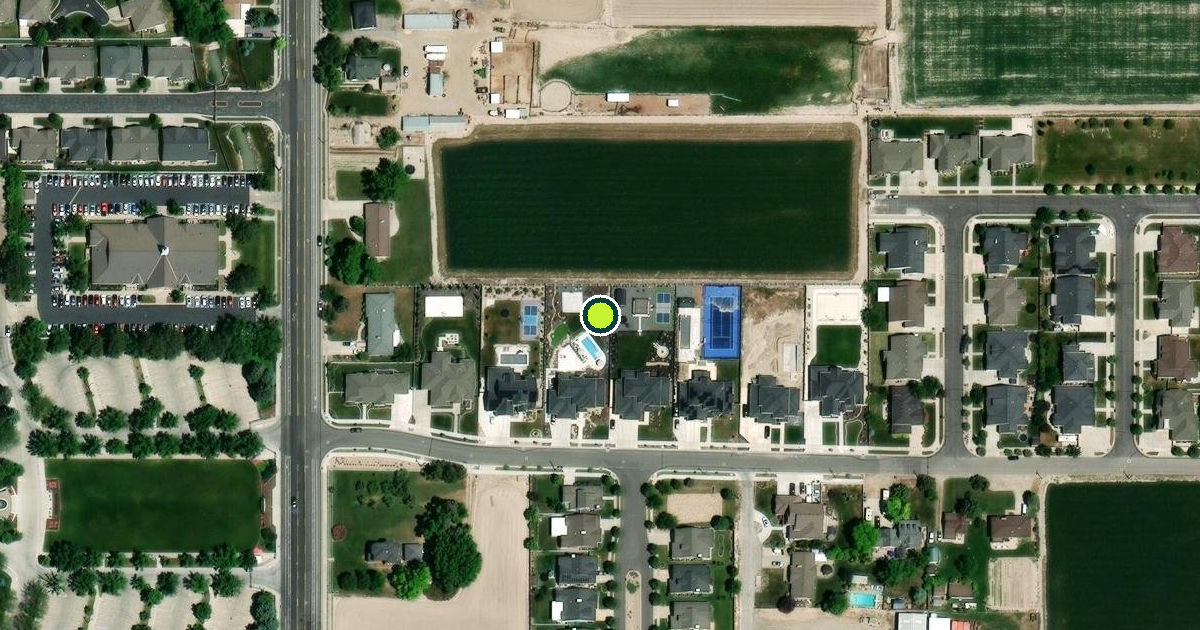 Satellite view of South Jordan Pickleball Courts