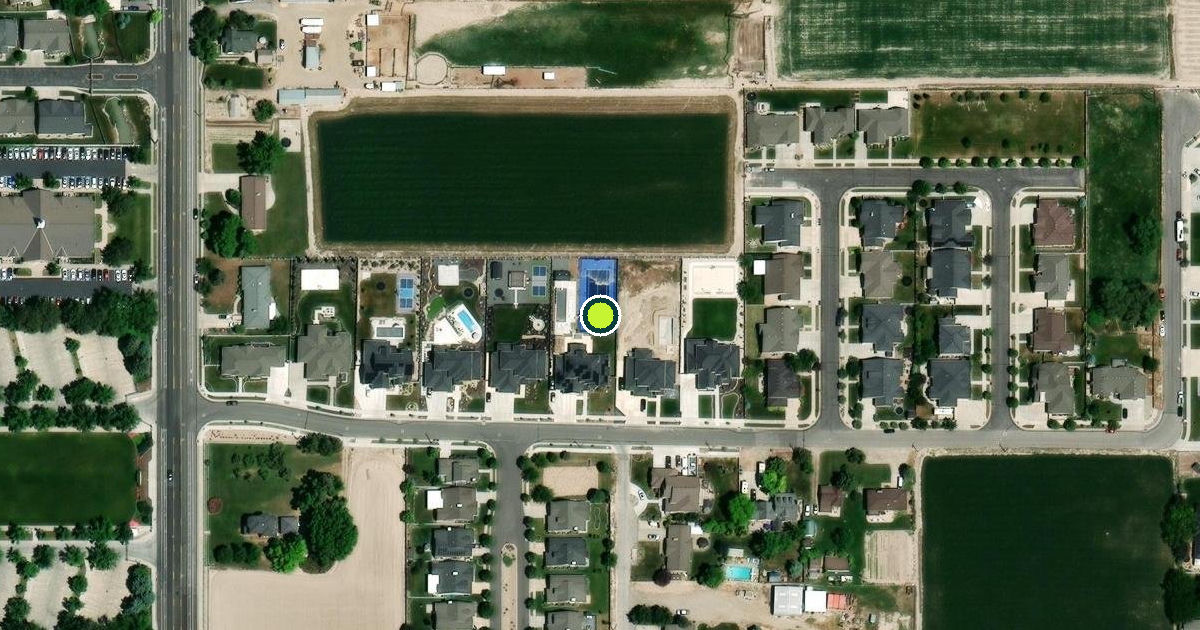 Satellite view of South Jordan Pickleball Courts