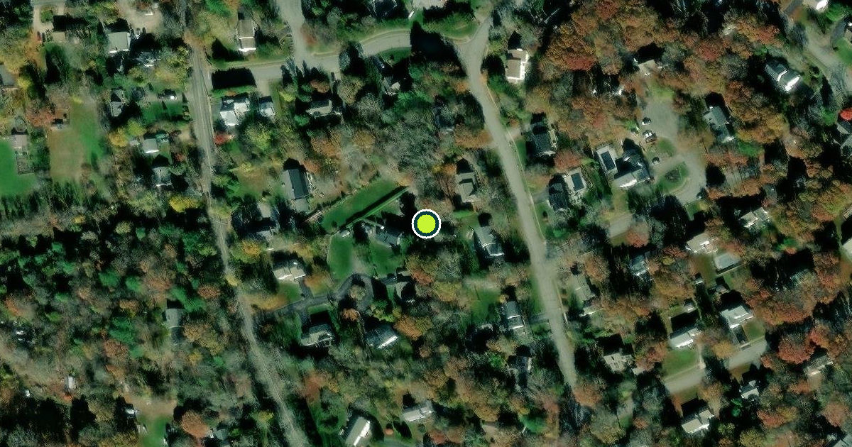 Satellite view of South Kingstown Pickleball Courts