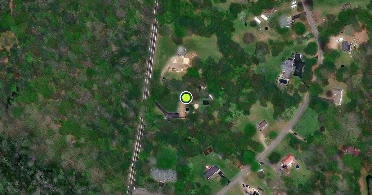 Satellite view of South Kingstown Pickleball Courts