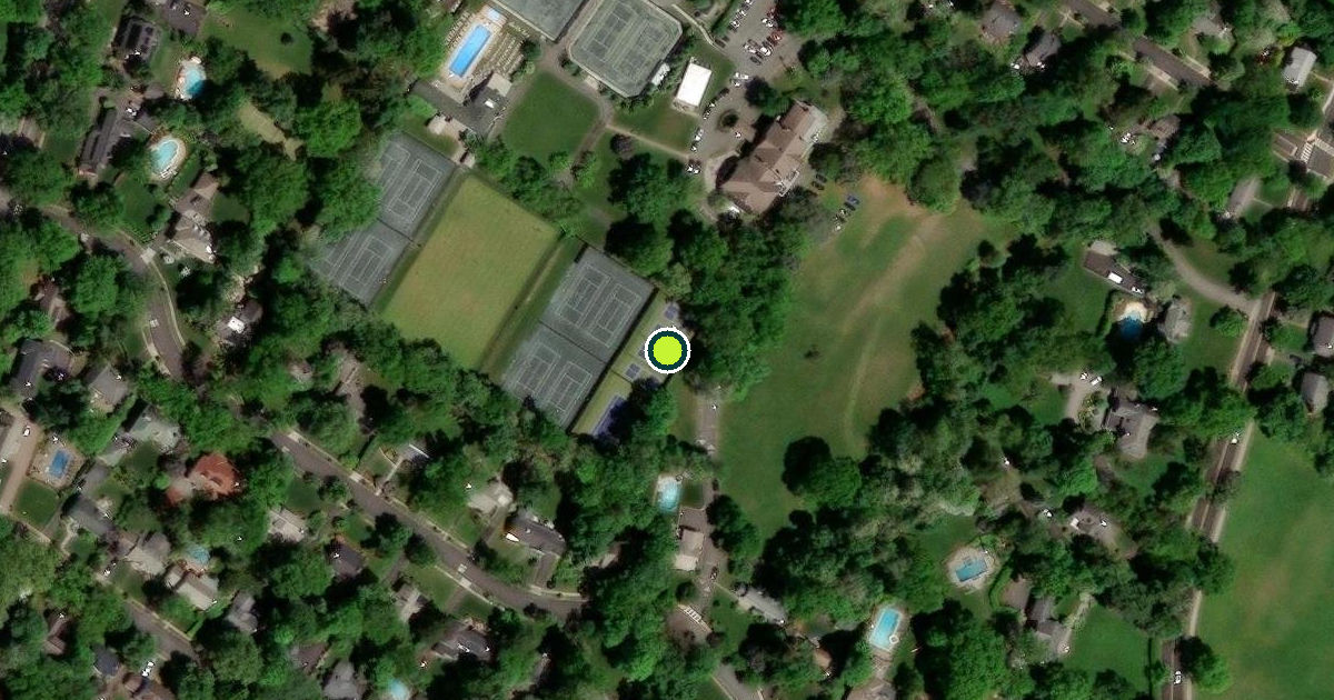 Satellite view of South Orange Pickleball Courts