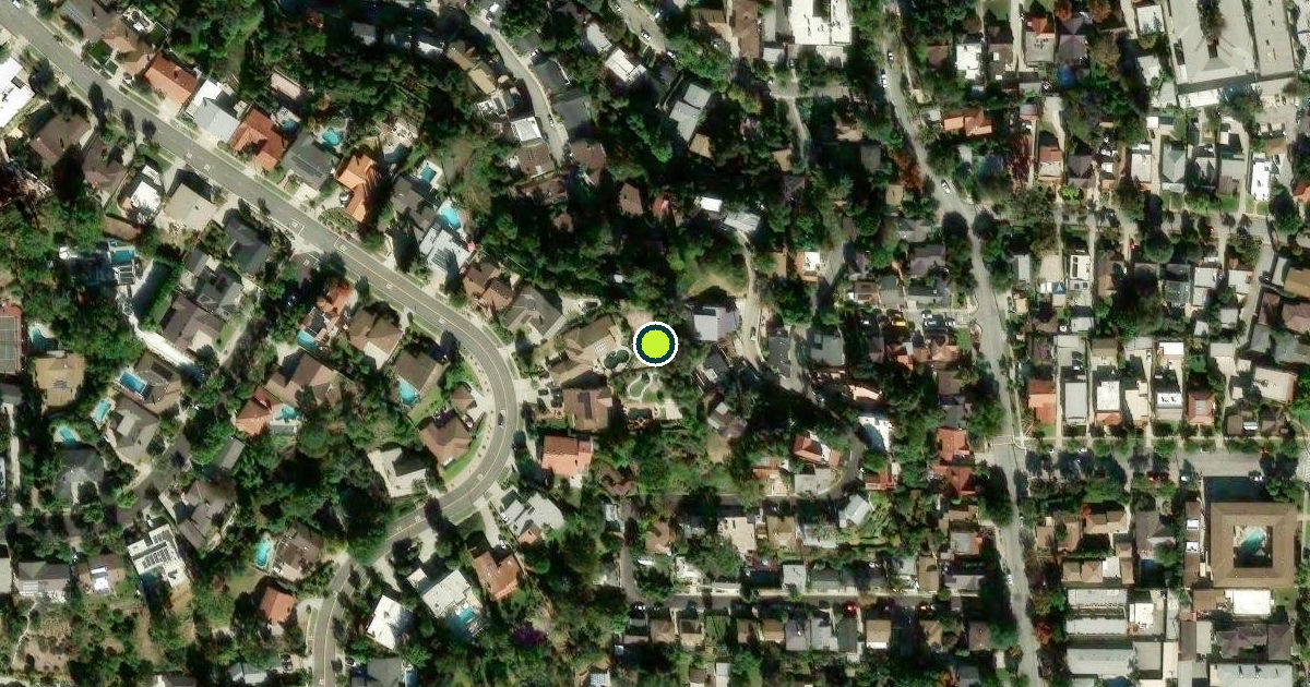 Satellite view of South Pasadena Pickleball Courts