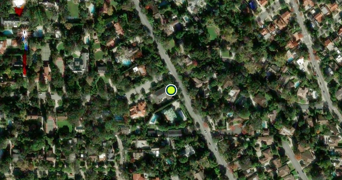 Satellite view of South Pasadena Pickleball Courts