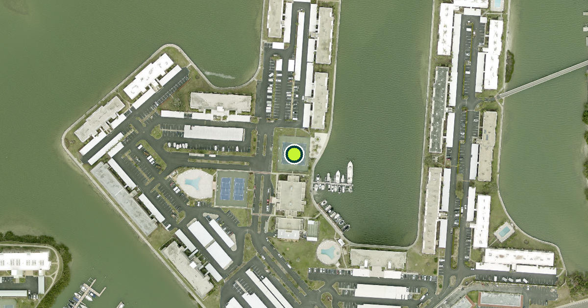 Satellite view of South Pasadena Pickleball Courts
