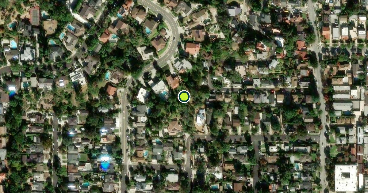 Satellite view of South Pasadena Pickleball Courts