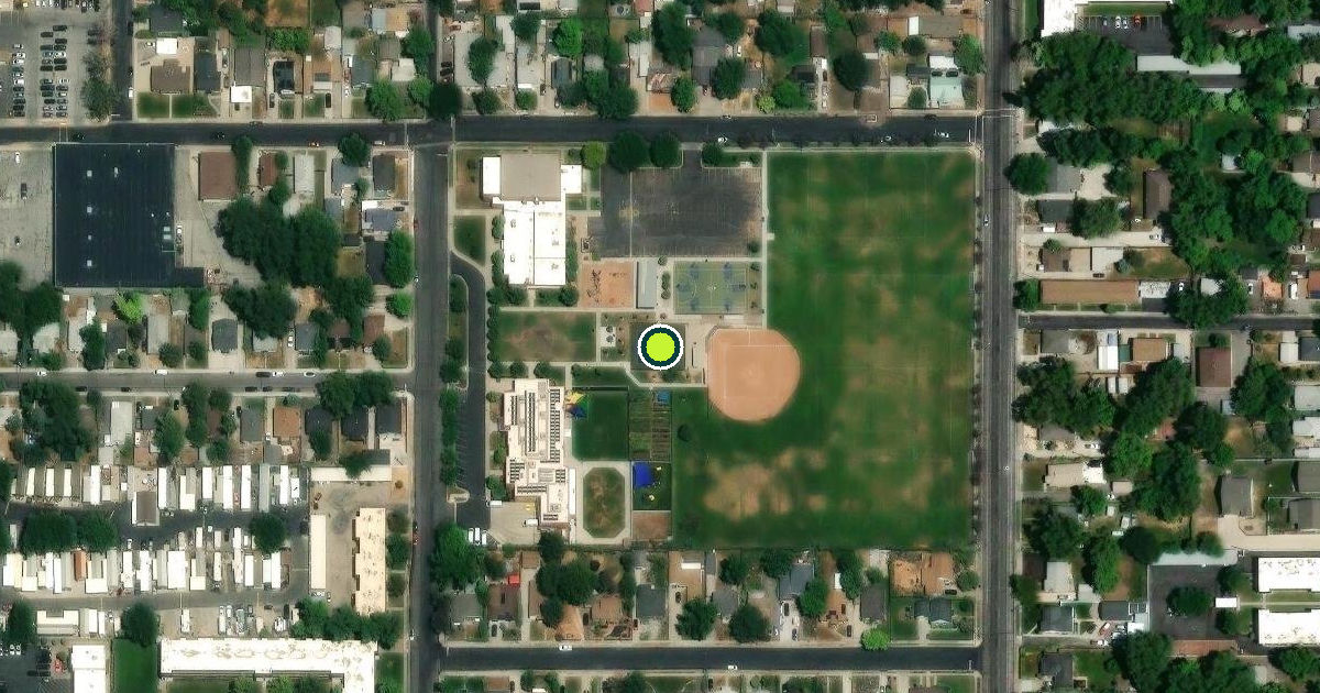 Satellite view of South Salt Lake Pickleball Courts