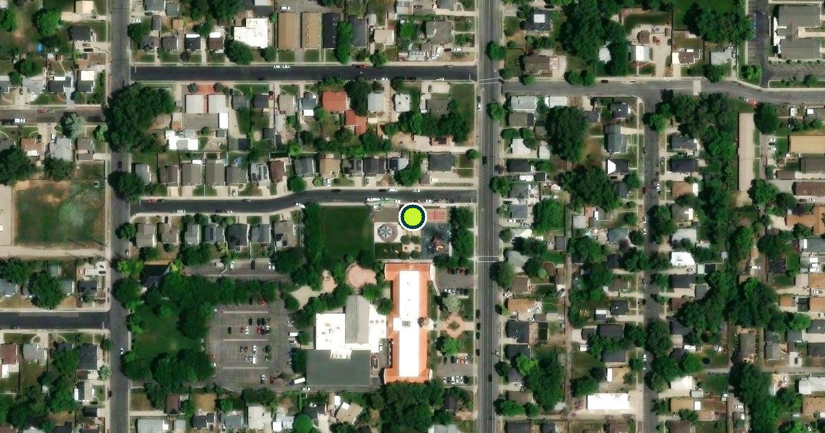 Satellite view of South Salt Lake Pickleball Courts