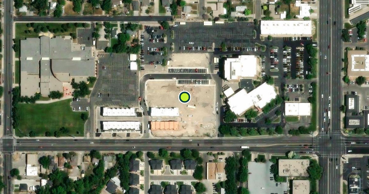 Satellite view of South Salt Lake Pickleball Courts