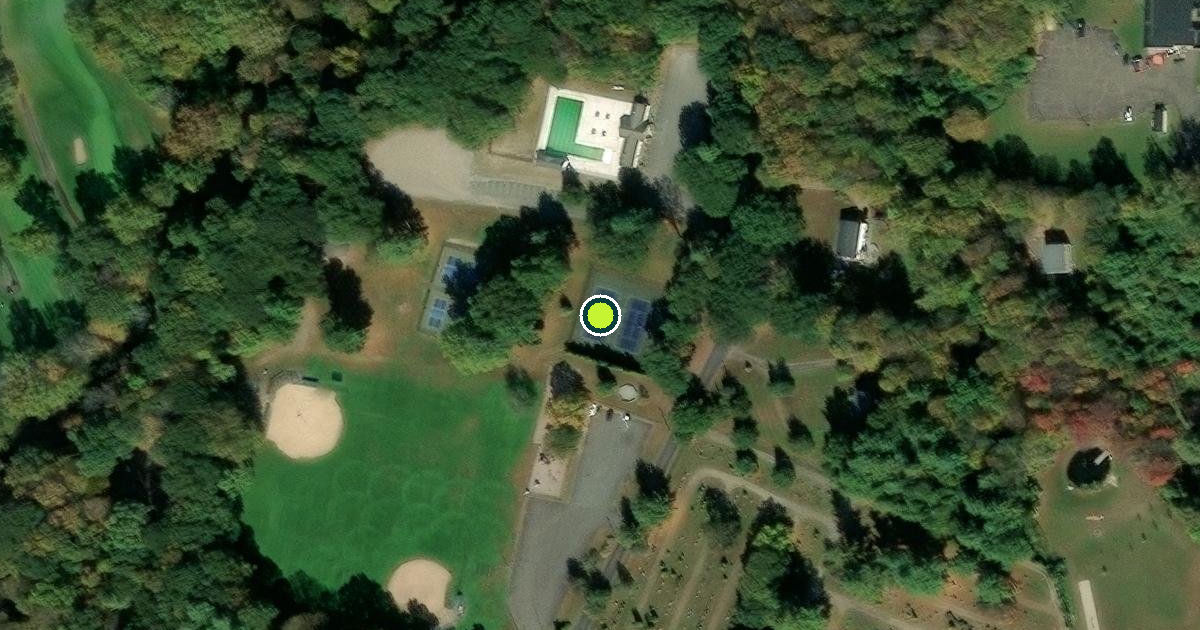 Satellite view of Southbury Pickleball Courts