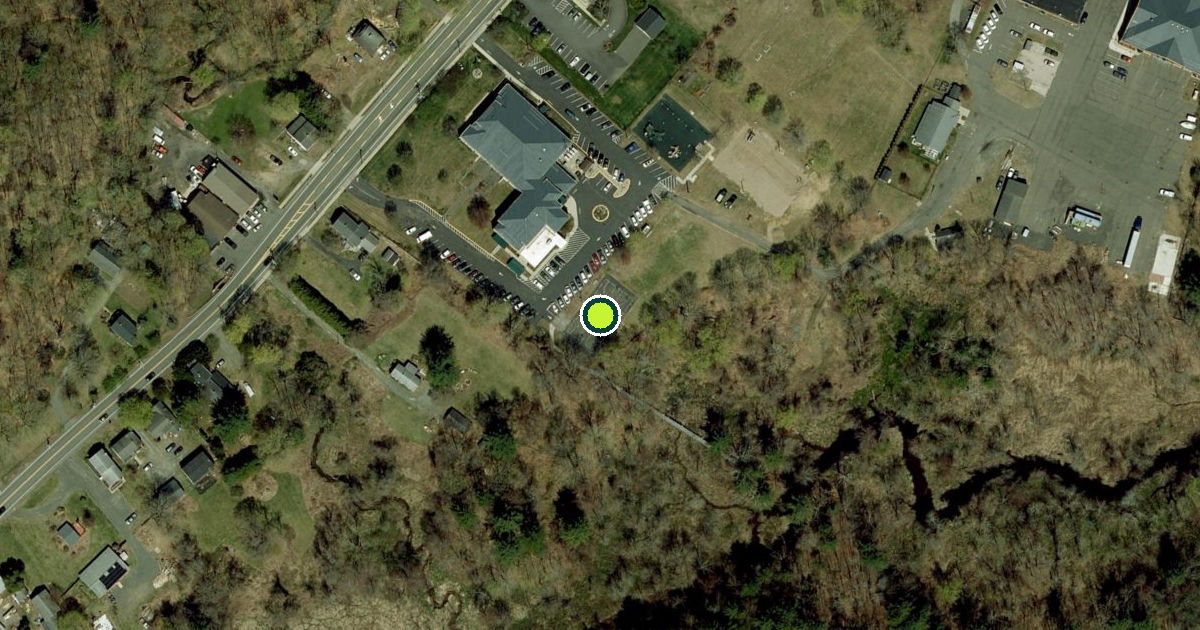 Satellite view of Southwick Pickleball Courts