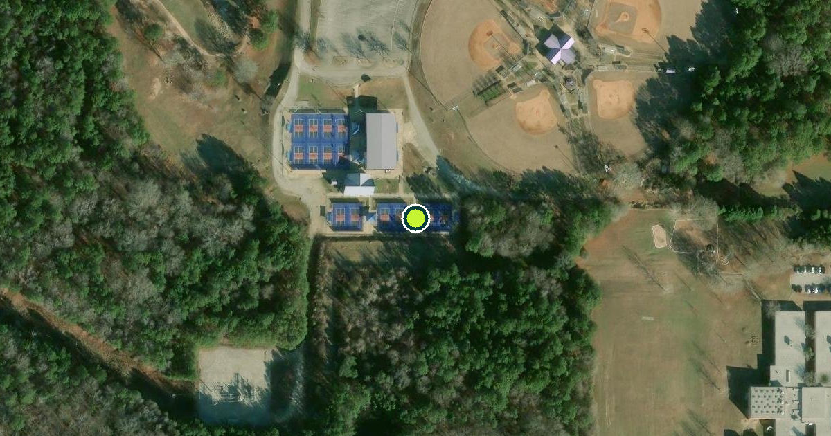 Satellite view of Spalding County Pickleball Courts