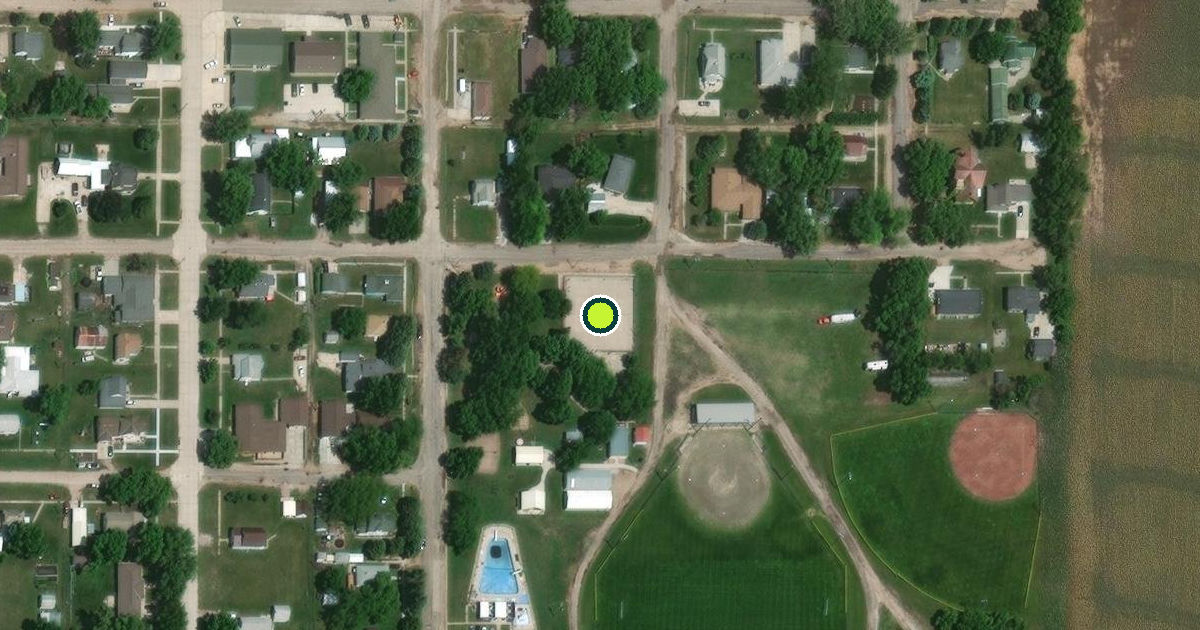 Satellite view of Spalding Pickleball Courts