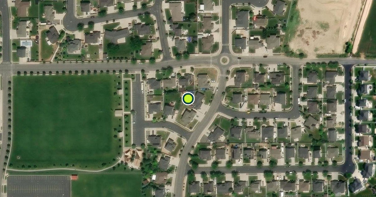 Satellite view of Spanish Fork Pickleball Courts