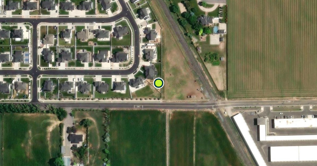 Satellite view of Spanish Fork Pickleball Courts