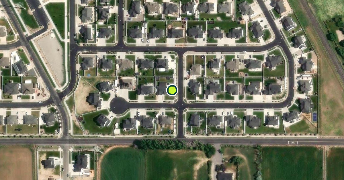 Satellite view of Spanish Fork Pickleball Courts