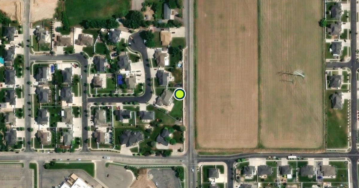 Satellite view of Spanish Fork Pickleball Courts