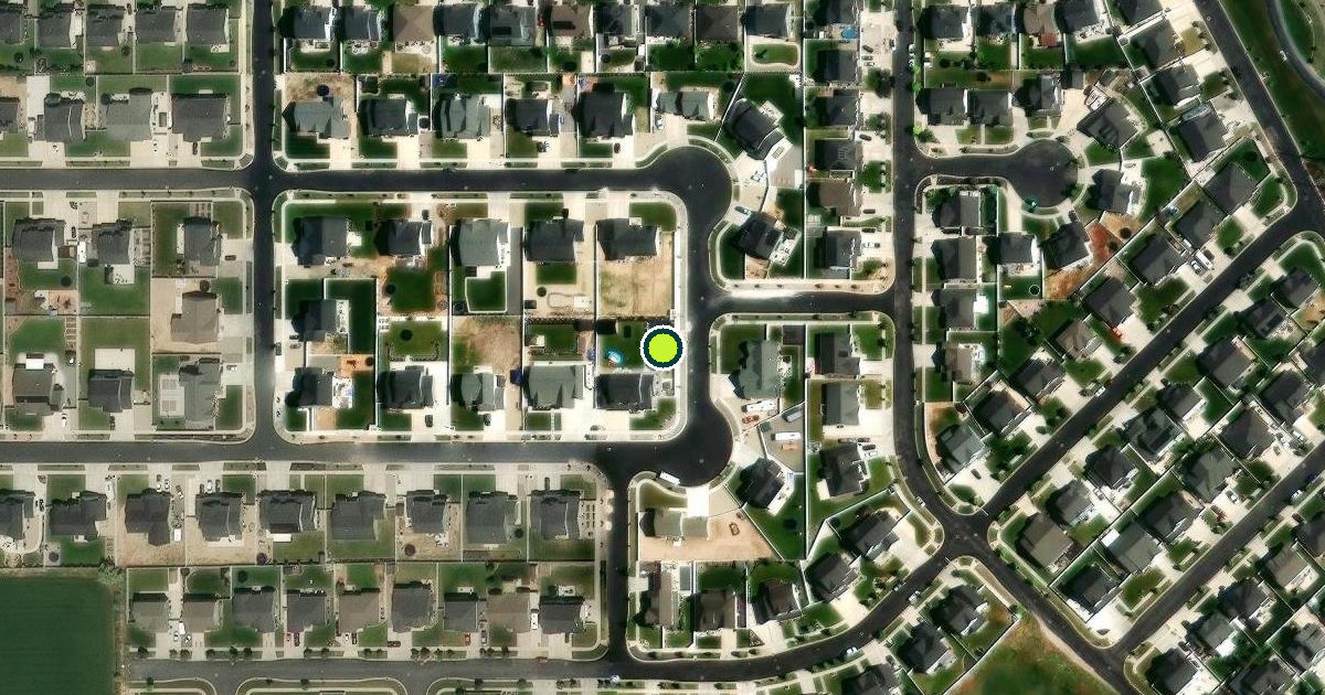 Satellite view of Spanish Fork Pickleball Courts